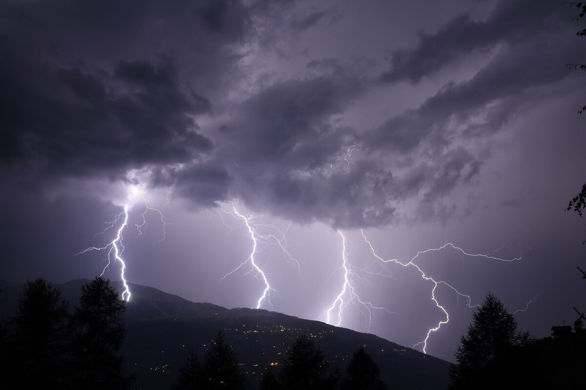 Blitzgewitter – Naturfotografie
