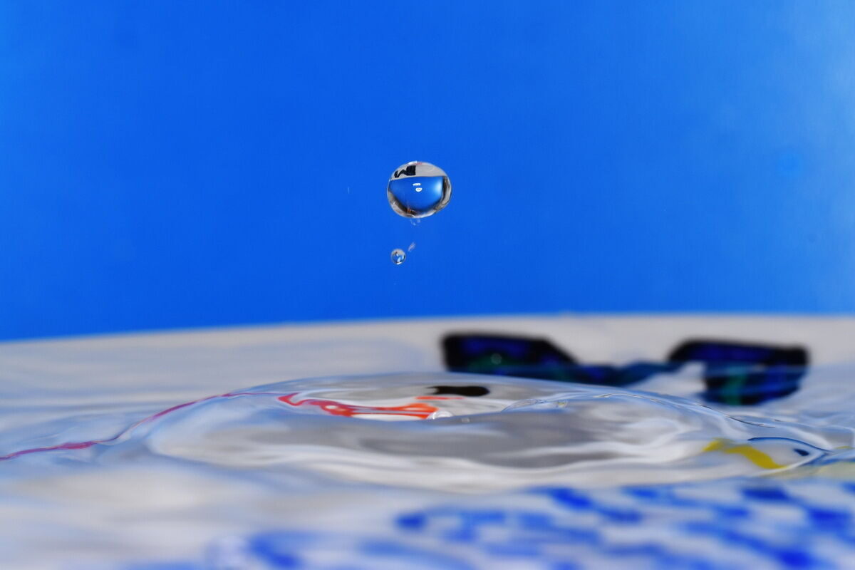 Wassertropfen – Makrofotografie