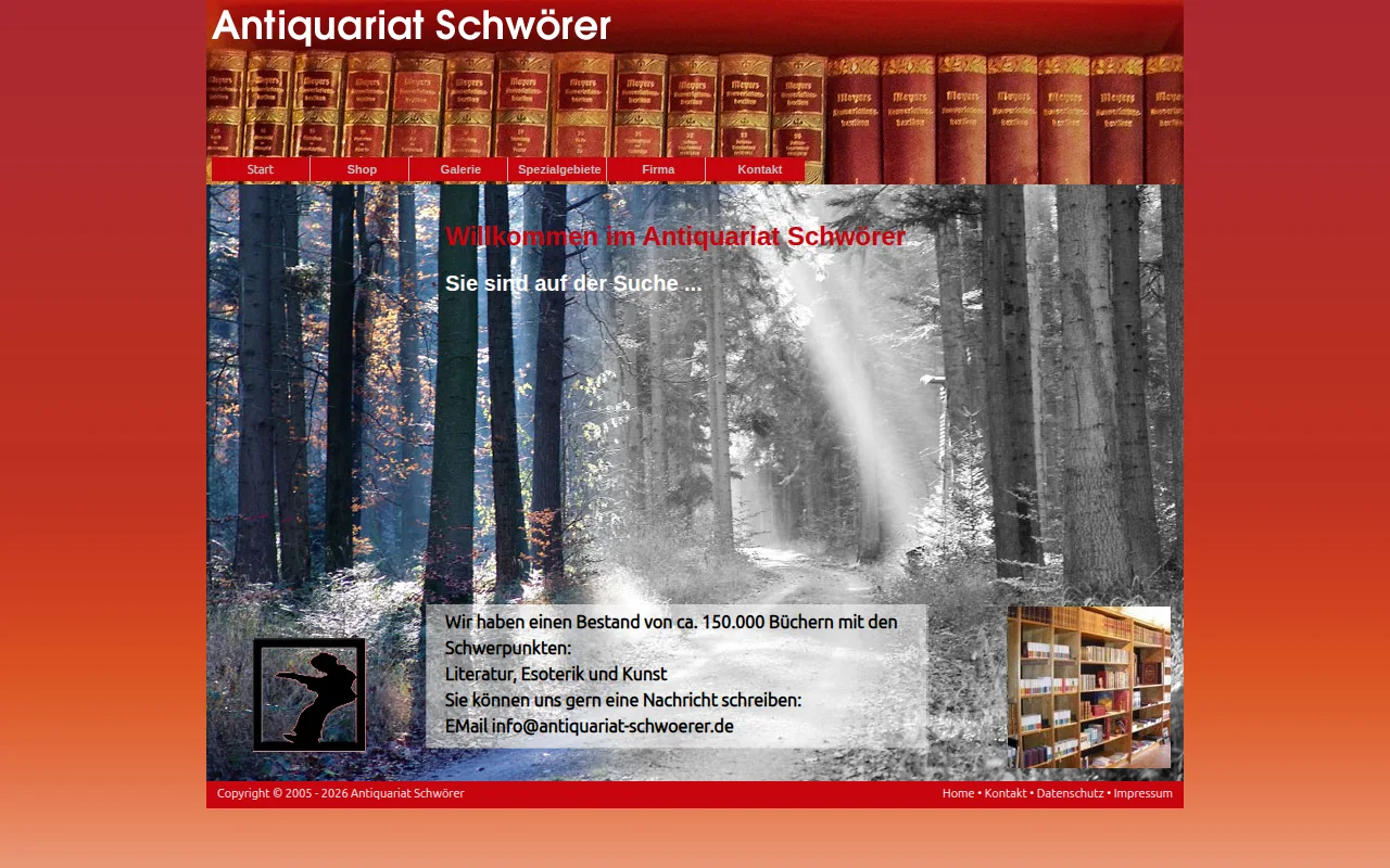 Screenshot antiquariat-schwoerer.de