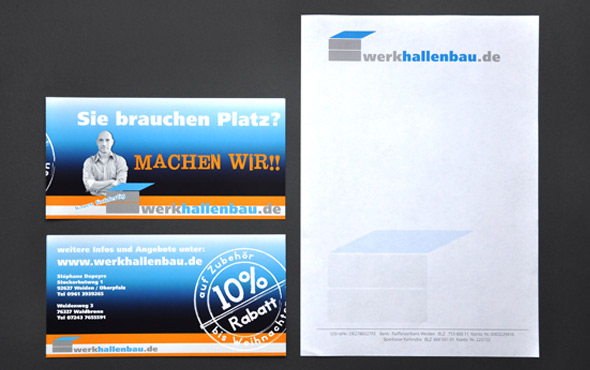 Drucksachen Werkhallenbau