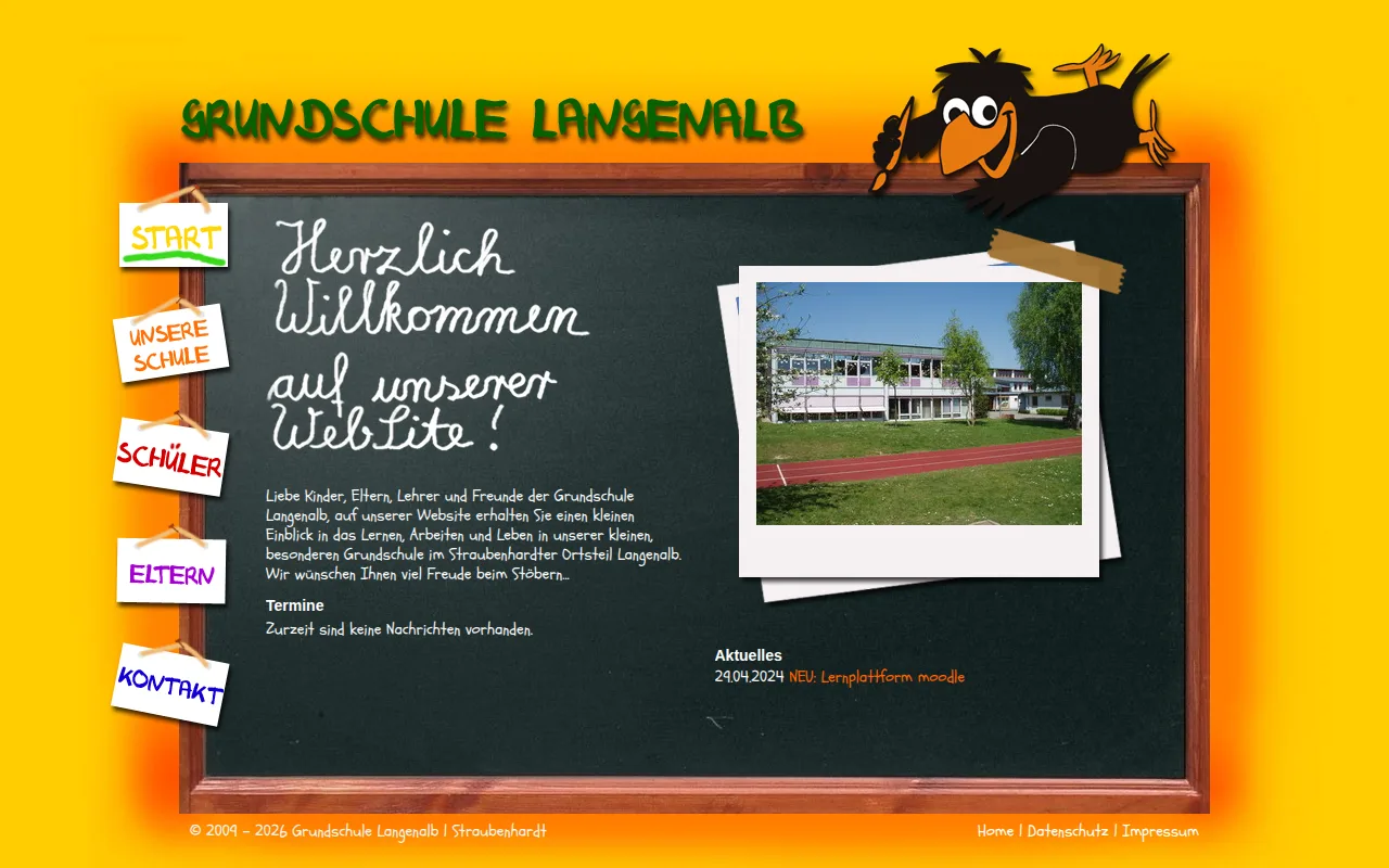 Screenshot grundschule-langenalb.de