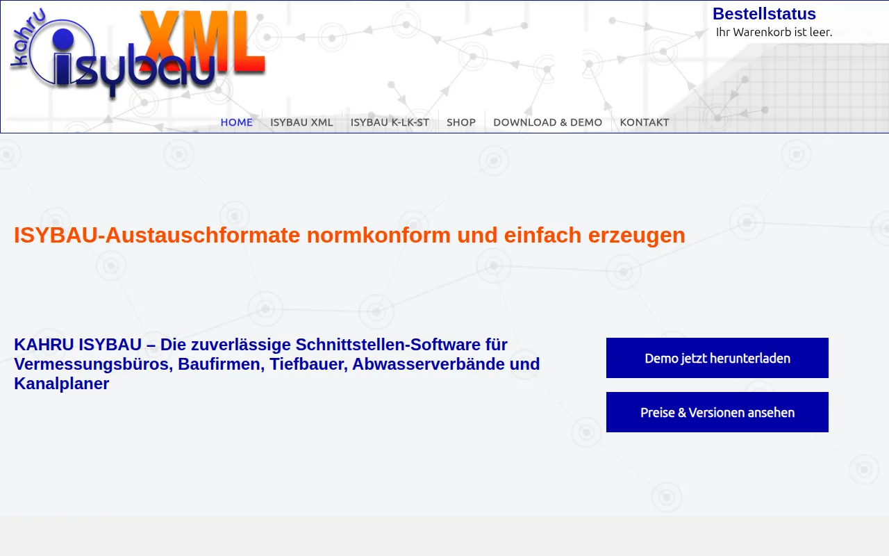Screenshot isybau.info