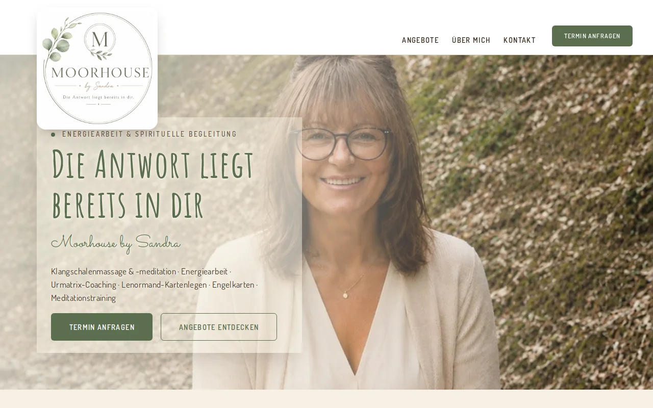 Screenshot moorhousebysandra.de