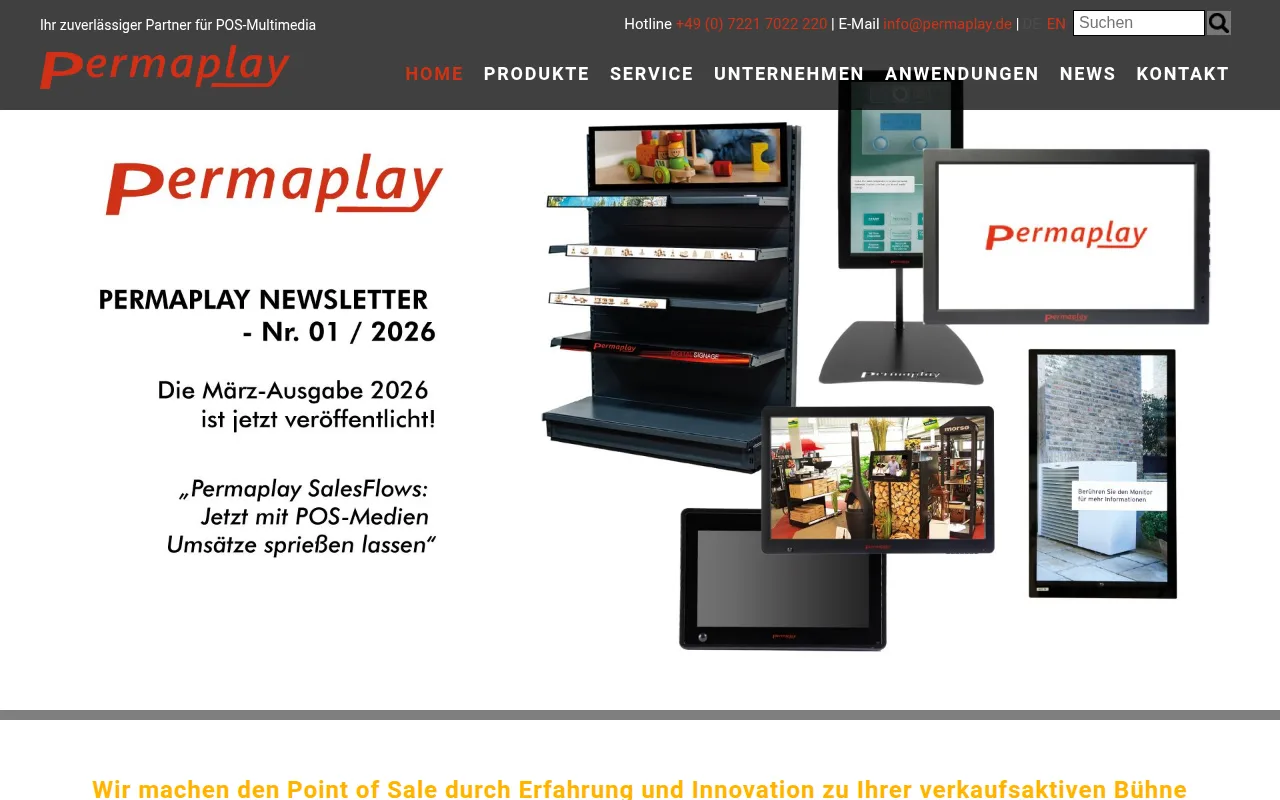 Screenshot permaplay.de