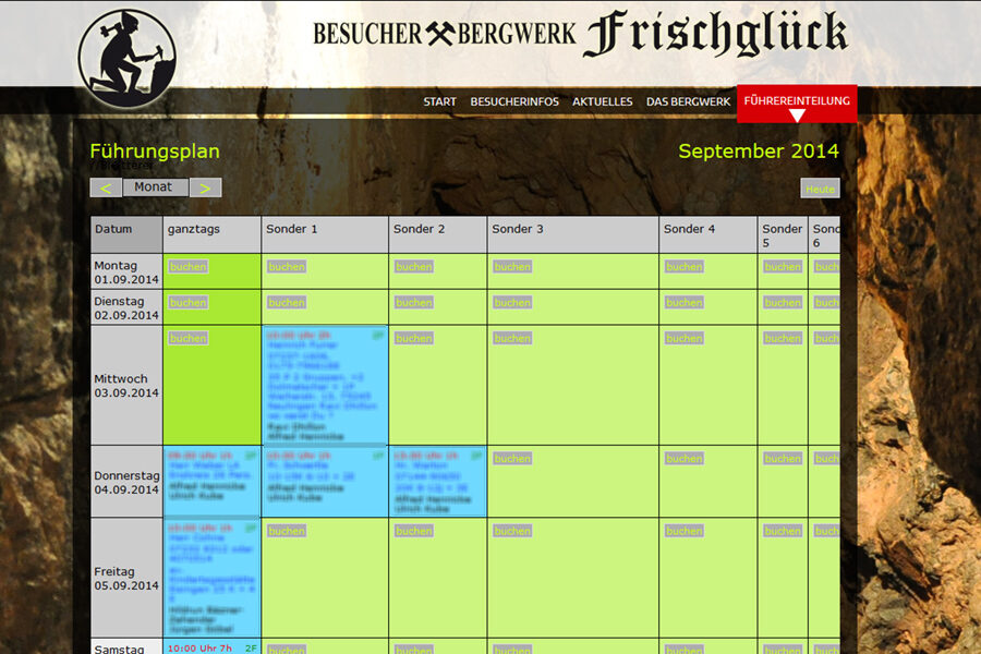 Bergwerksführereinteilung