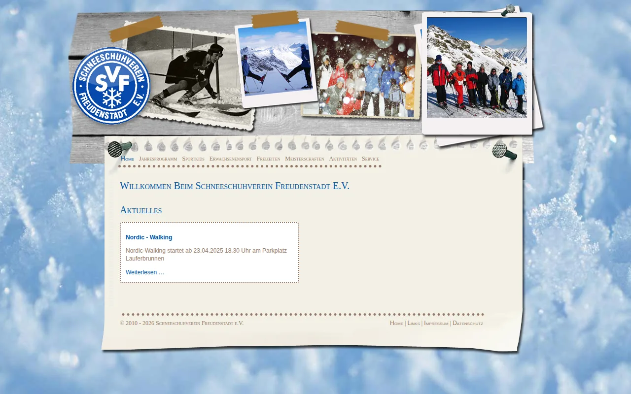 Screenshot schneeschuhverein-freudenstadt.de