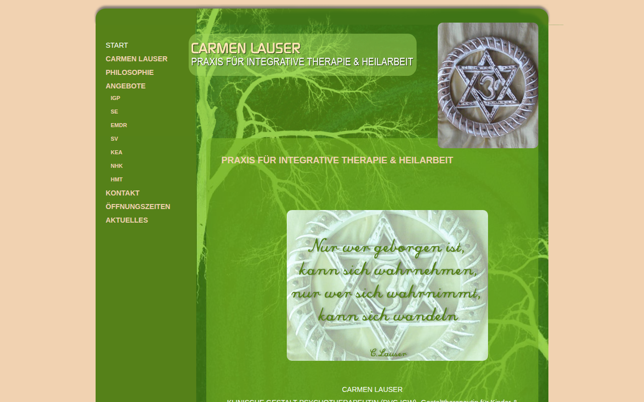 Screenshot therapie-lauser.de