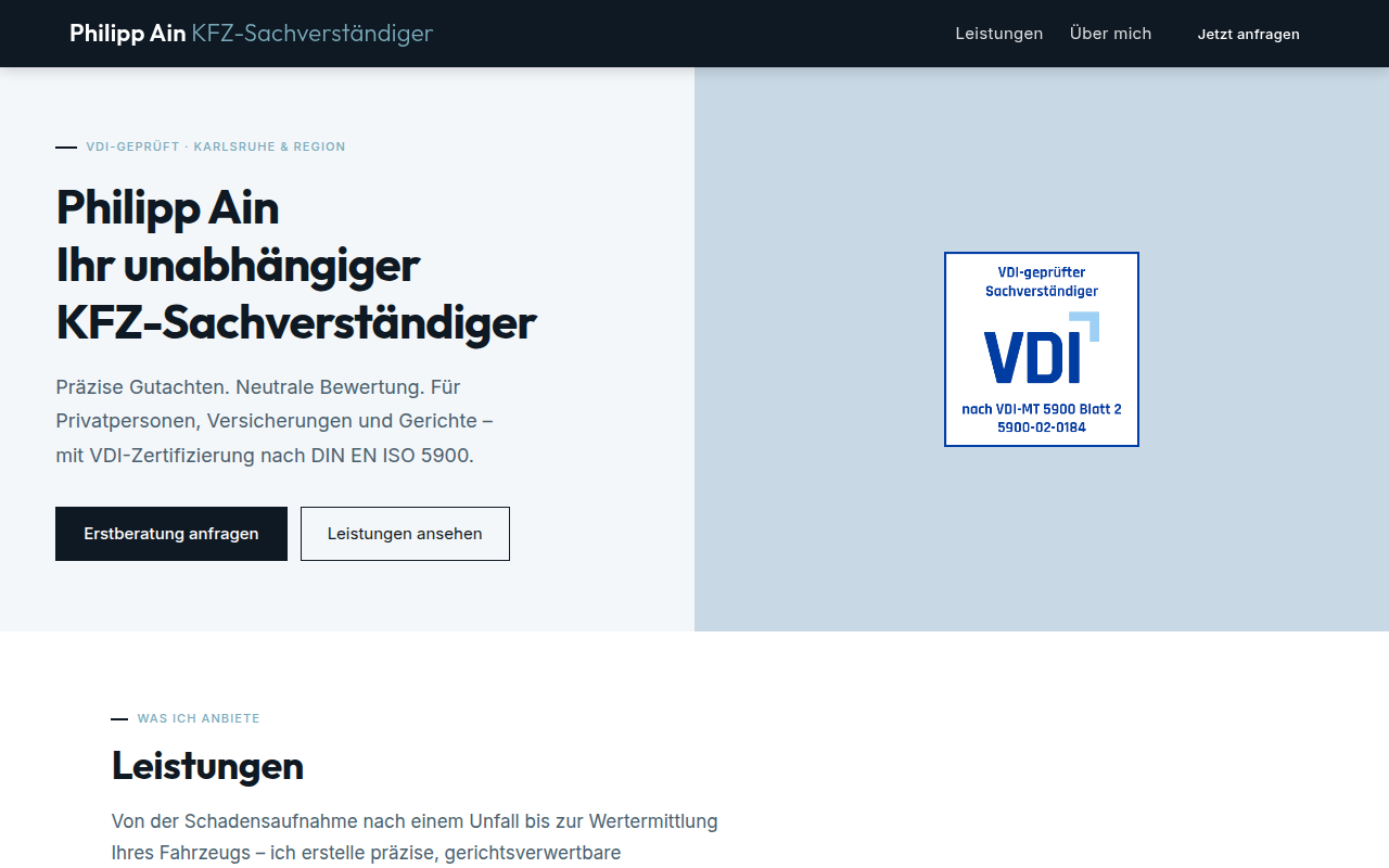 WebDesign Referenzen