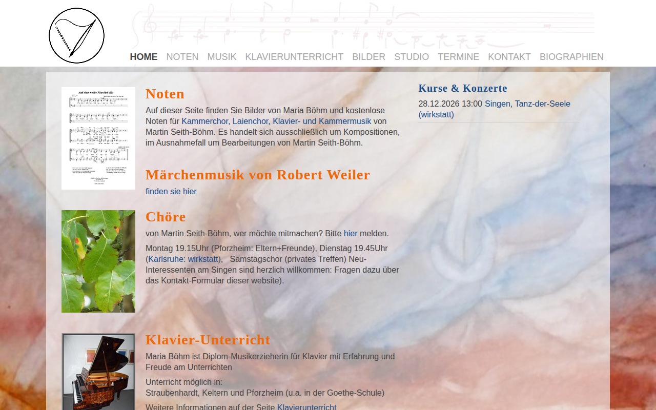 Screenshot welchetoene.de