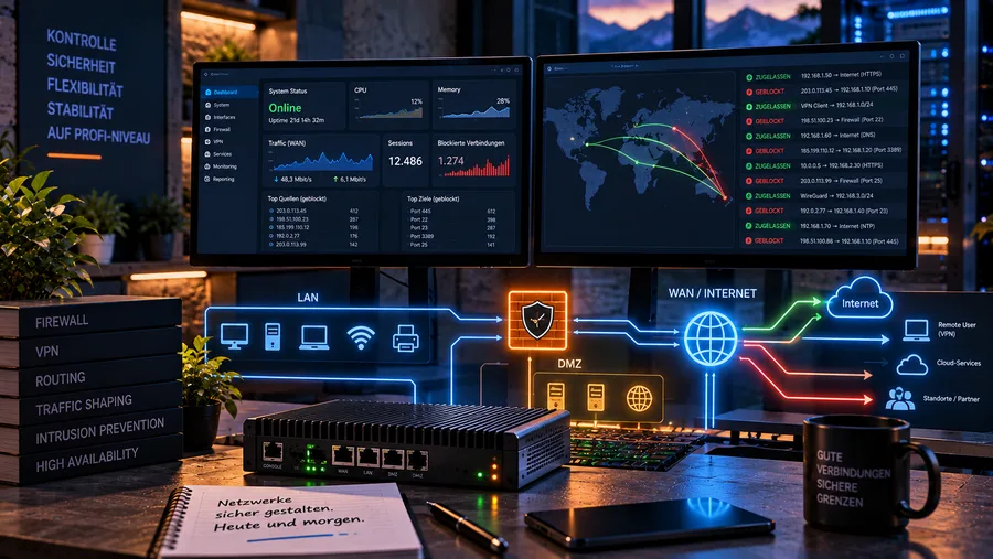 OPNsense – professionelle Firewall
